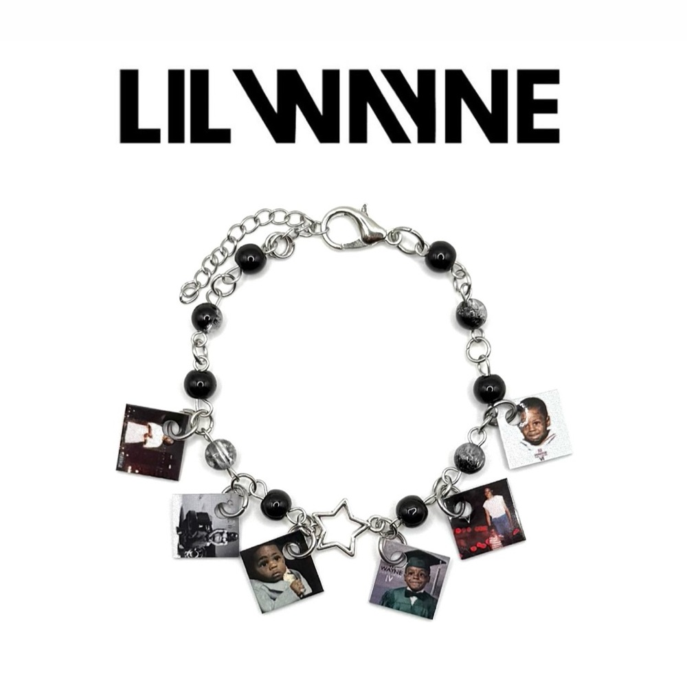 Lil Wayne Tha Carter Hip Hop Album Charm Bracelet | Concert Outfit Accessories